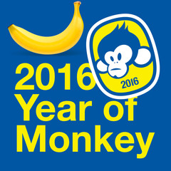 Happy New Year 2016 Greeting Card