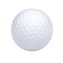 Rolgordijnen Bol Isolated golf ball with clipping path
