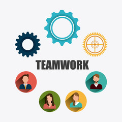 Business teamwork design.