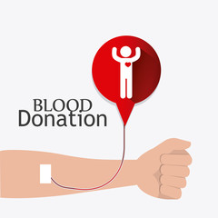 Fototapeta premium Blood donation design.