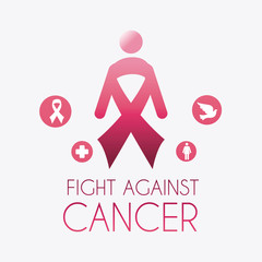 Breast cancer design.