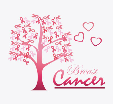 Breast cancer design.