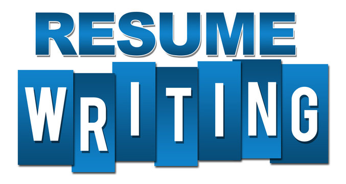 Resume Writing Professional Blue Stripes 