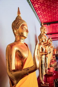 Buddha in Wat Pho thailand.