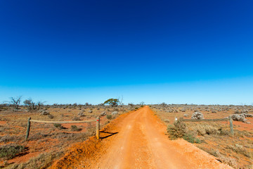 Oouback road. Australia.