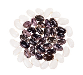 lima beans isolated on white background