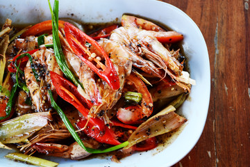 seafood and thai food