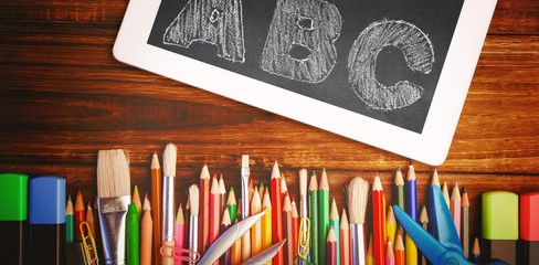 Composite image of abc