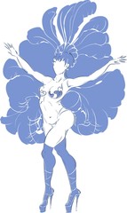 Burlesque Dancer