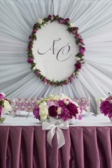Wedding table decoration
