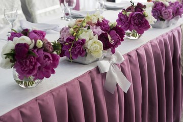Wedding table decoration