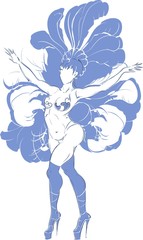Burlesque Dancer