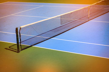 Fototapeta na wymiar blue and green tennis court