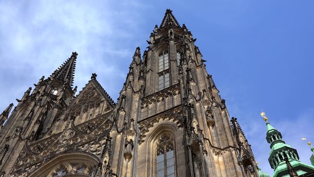 St. Vitus Cathedral within the Prague Castle complex.