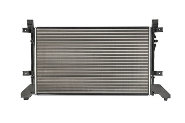 Car radiator on a white background