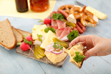 Bayrischer Brotzeitteller