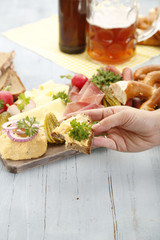 Bayrischer Brotzeitteller