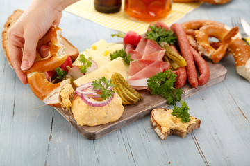 Bayrischer Brotzeitteller