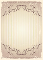 vintage background with vignettes.Abstract paper for text