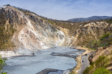 Oyunuma is a hot-water marsh area located approximately 300 m. north of Jigokudani 