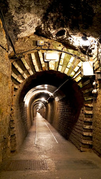 Tunnel In Seegrotte Gypsum Mine