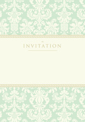 Invitation to the wedding or announcements