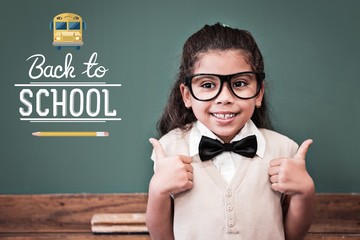 Composite image of back to school