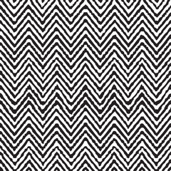 Hand drawing zigzag geometrical ethnic pattern seamless vector