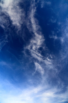 Blue sky with cloud in city of Chiang Mai, Thailand