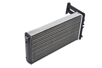 Fototapeta premium Car radiator on a white background