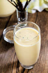 Fresh made Vanilla Shake