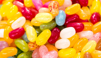 Colorfull Jelly Bean Background