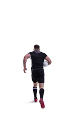 Fototapeta premium Rugby player running with the ball
