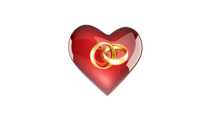 Rings and Heart
