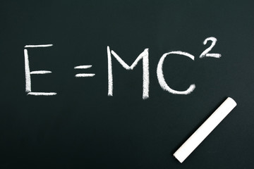 E=mc2,Albert Einstein,chalkboard,chalk,blackboard,colored chalk
