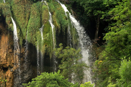 Fototapeta Plitvice Lakes (Jeziora Plitwickie, Plitvicka Jezera)