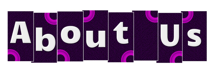 About Us Purple Pink Stripes Rings 