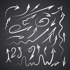 A diverse collection of vector arrows and pointers