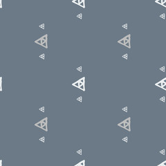 Vector seamless pattern of colored triangles drawn by hand