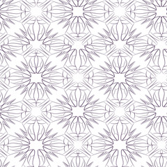 Vector seamless pattern of stylized women's shoes. Monochrome