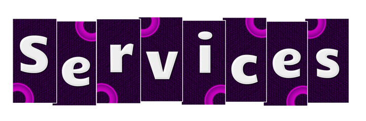 Services Purple Pink Stripes Rings 