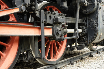 Historische Dampflokomotive