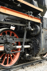 Fototapeta na wymiar Historische Dampflokomotive