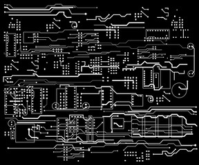 futuristic user interface HUD