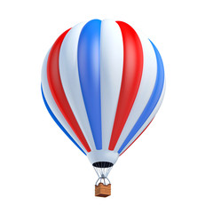 Naklejka premium air balloon 3d illustration
