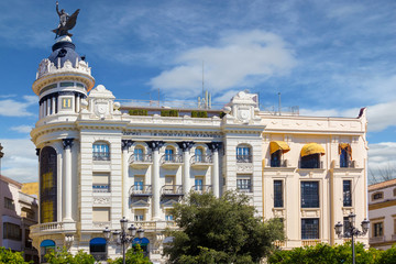 modern buildings in city of Cordoba, Spain