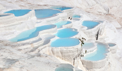 Pamukkale, natural site in Denizli Province in Turkey, Europe