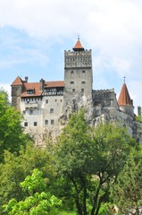 Fototapeta na wymiar Dracula Castle in Bran, Brasov, Transylvania, Romania