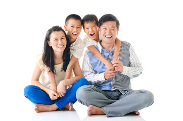 Asian family