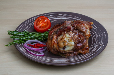  Rosted turkey leg